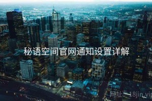 秘语空间官网通知设置详解