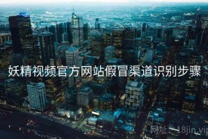 妖精视频官方网站假冒渠道识别步骤