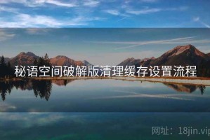 秘语空间破解版清理缓存设置流程