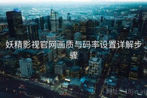 妖精影视官网画质与码率设置详解步骤