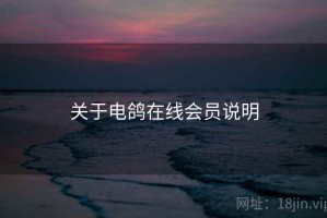 关于电鸽在线会员说明
