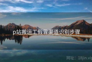 p站搬运工假冒渠道识别步骤