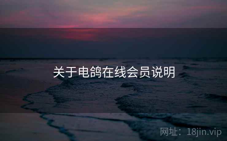 关于电鸽在线会员说明