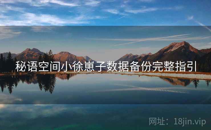 秘语空间小徐崽子数据备份完整指引