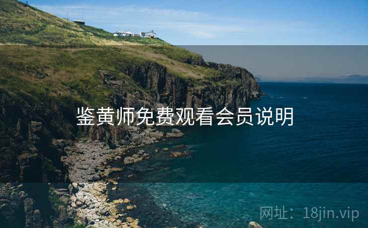 鉴黄师免费观看会员说明
