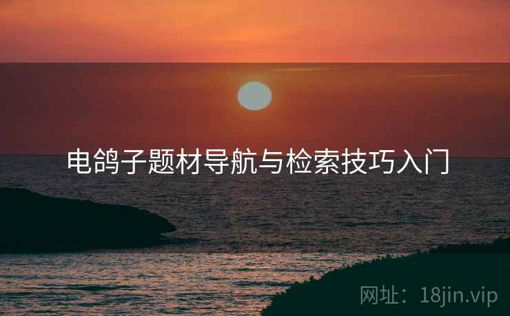 电鸽子题材导航与检索技巧入门