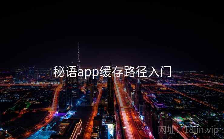 秘语app缓存路径入门