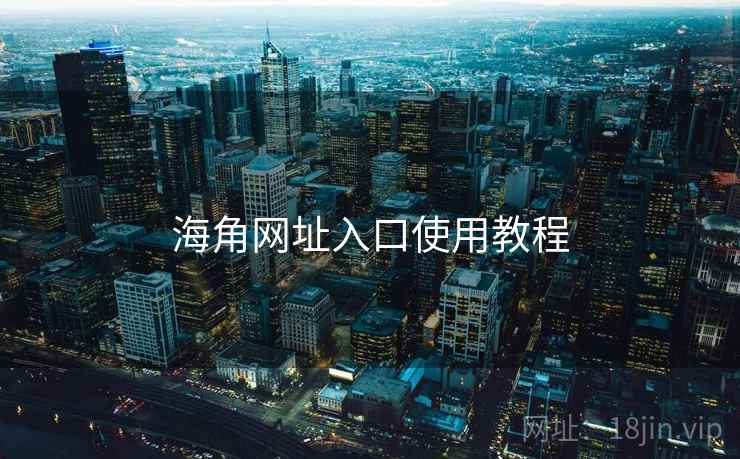 海角网址入口使用教程