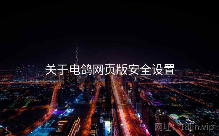 关于电鸽网页版安全设置